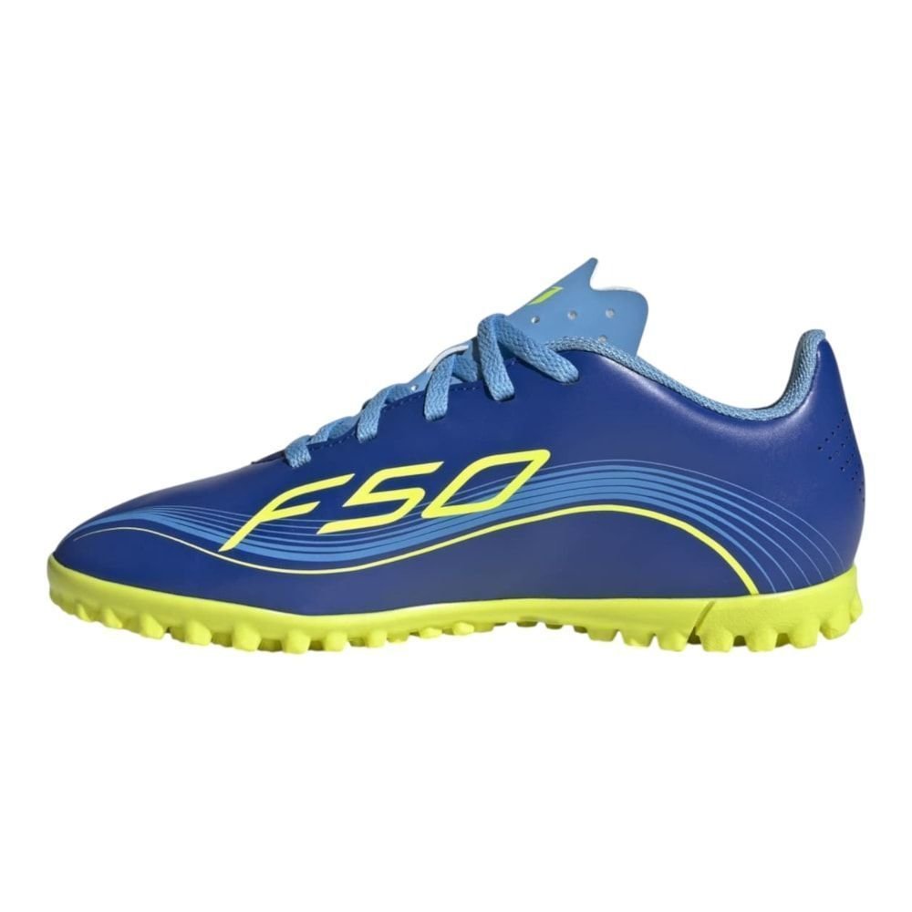 Chuteira Society Adidas F50 Messi Club Infantil Azul 2