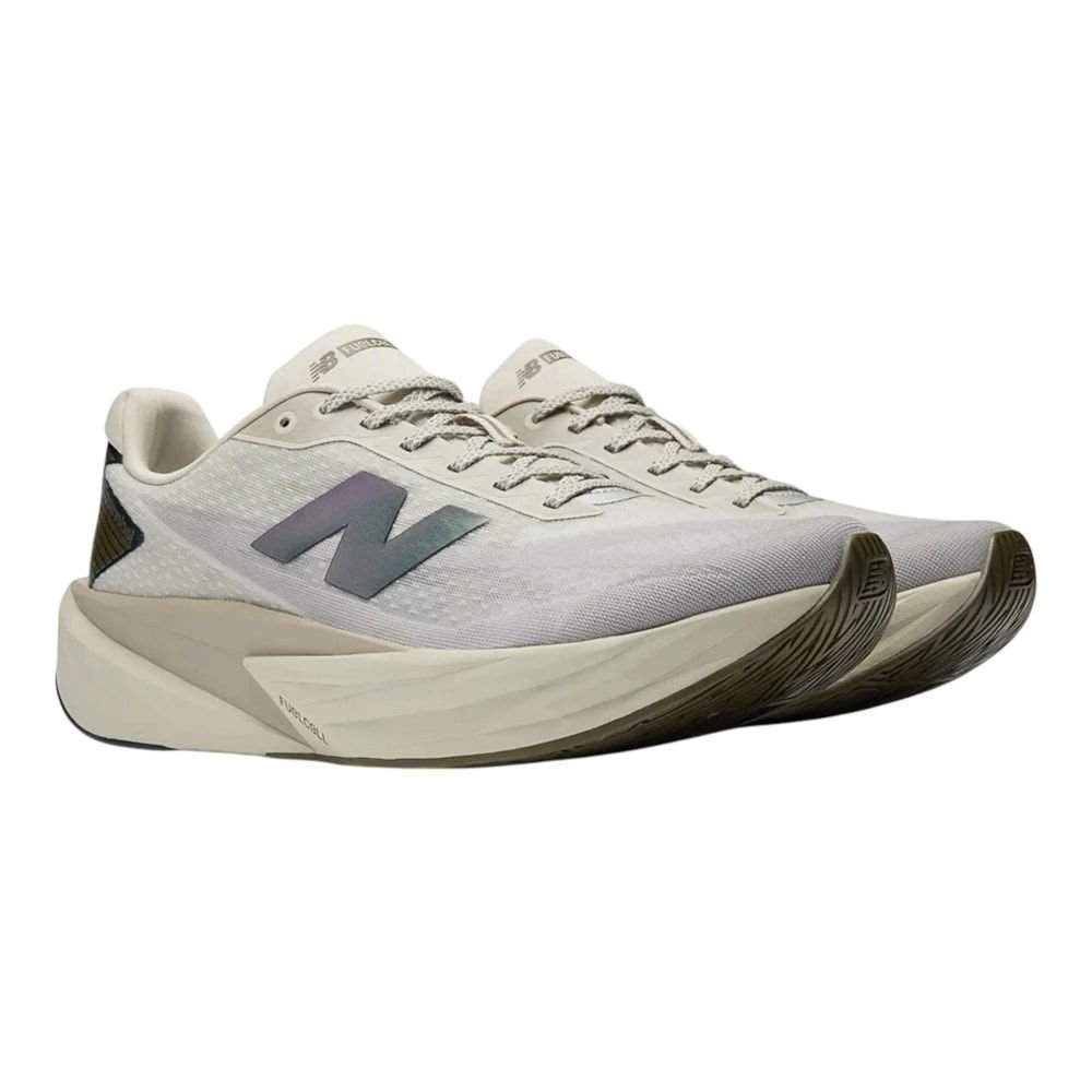 Tênis New Balance Fuelcell Rebel V5 Masculino Bege 3