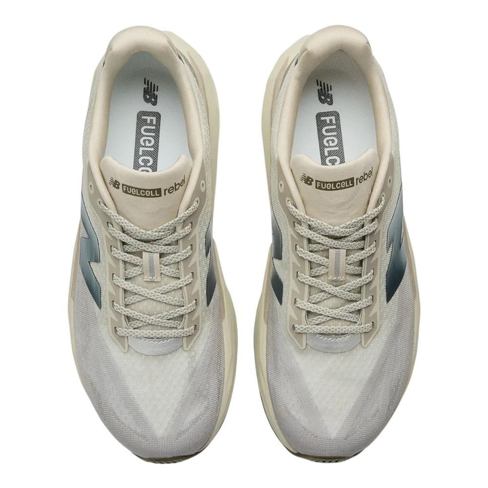 Tênis New Balance Fuelcell Rebel V5 Masculino Bege 5