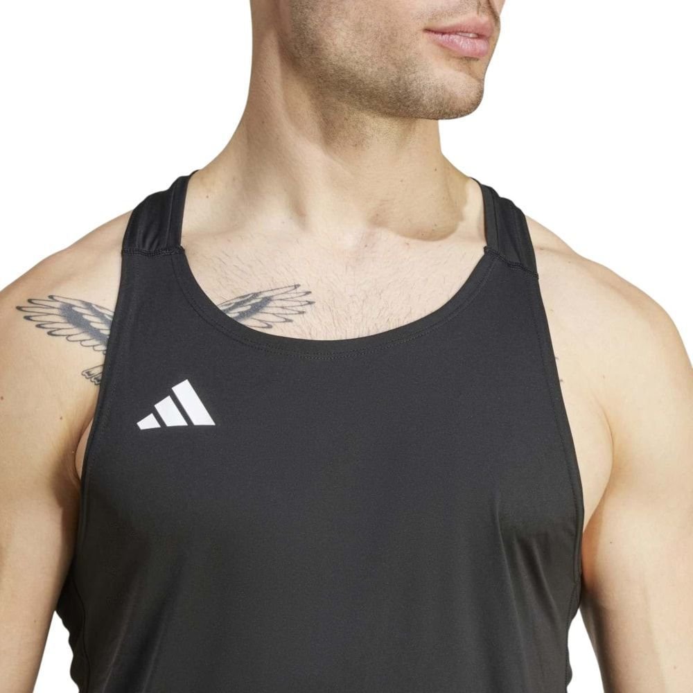 Regata Adidas Adizero Essentials Masculina Preto 3