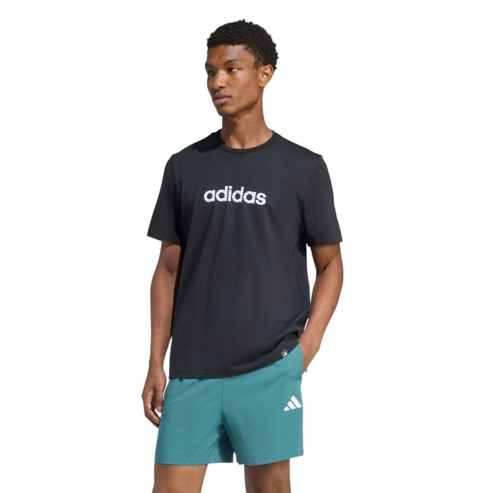 Camiseta Adidas Essentials Big Logo Linear Single Masculina