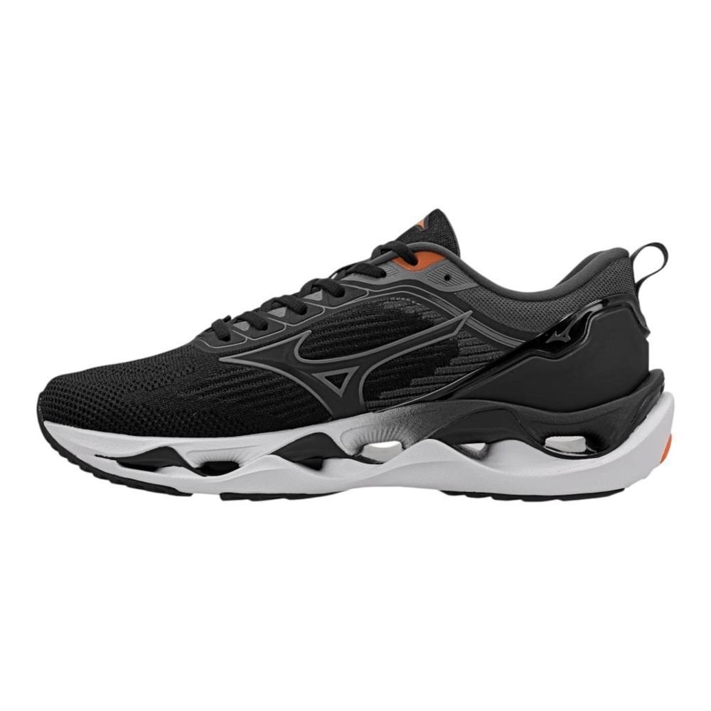 Tênis Mizuno Wave Stratos 3 Masculino Preto 2