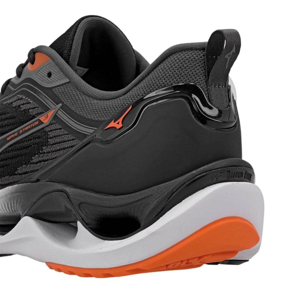 Tênis Mizuno Wave Stratos 3 Masculino Preto 3