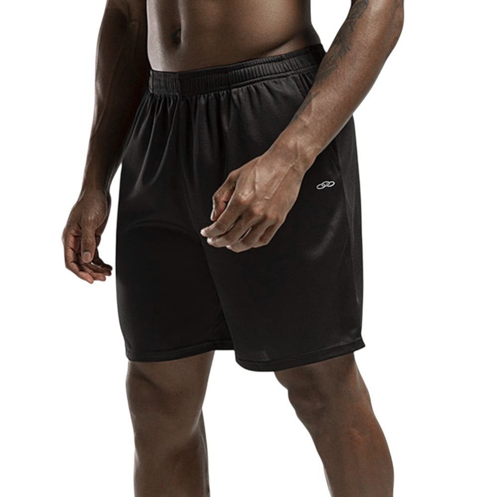 Bermuda Olympikus Basic Mesh 7 Masculina Preto 2