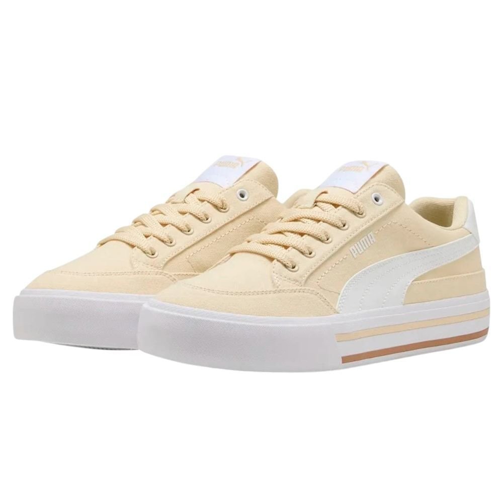 Tênis Puma Court Classic Vulc FS Feminino Bege 3