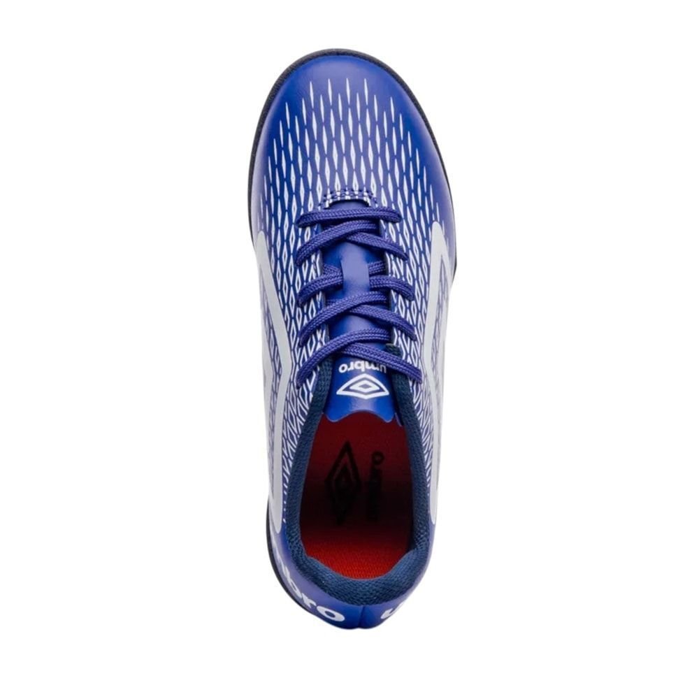 Chuteira Society Umbro X-Diamond Infantil Azul 5