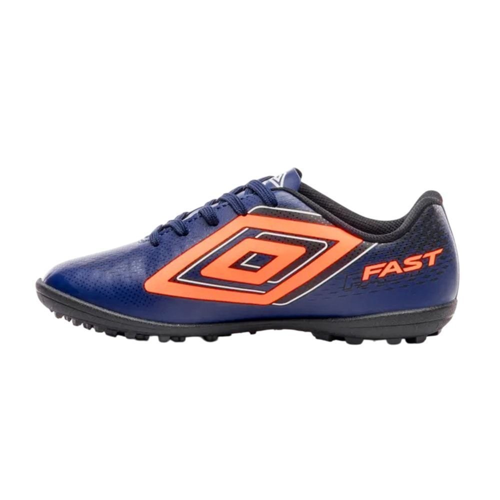 Chuteira Society Umbro Fast II Infantil Azul Marinho 2