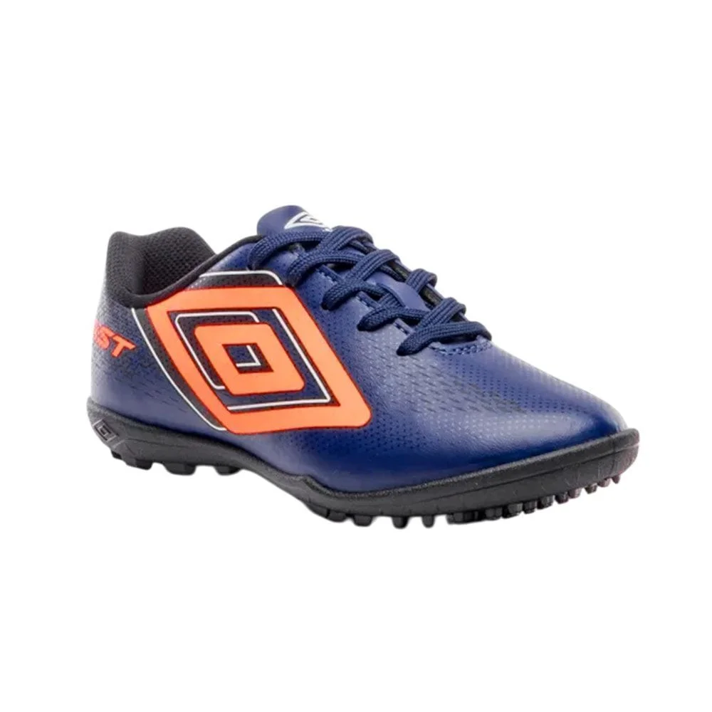 Chuteira Society Umbro Fast II Infantil Azul Marinho 3