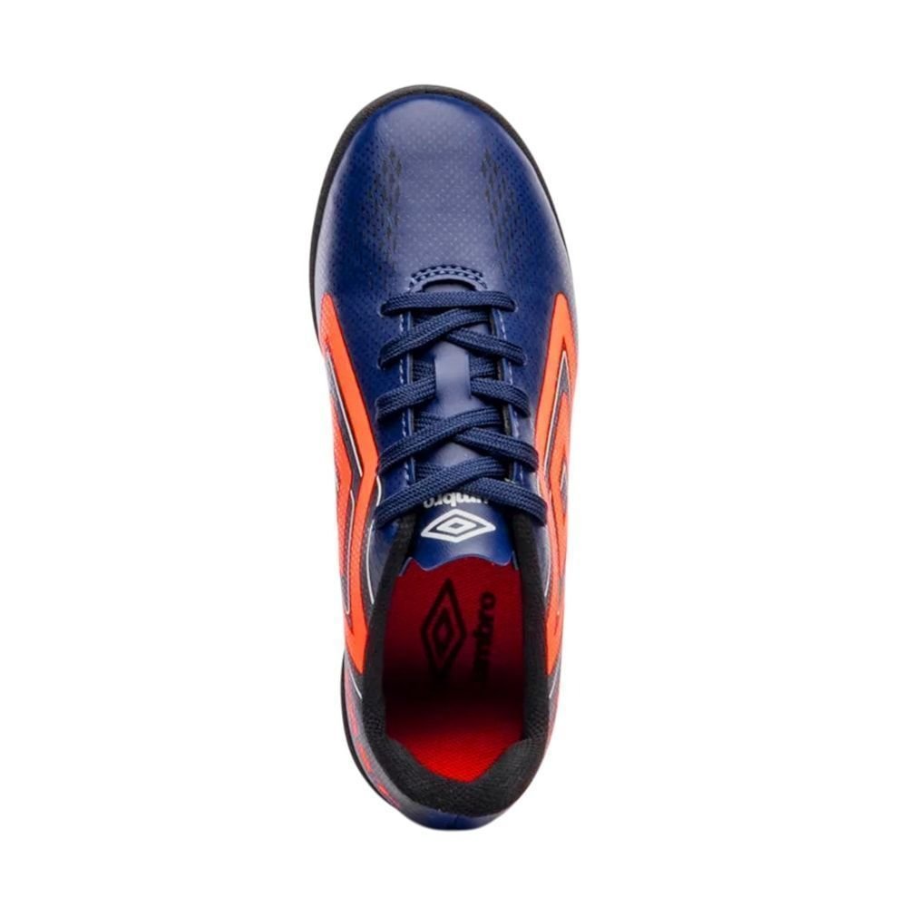 Chuteira Society Umbro Fast II Infantil Azul Marinho 5