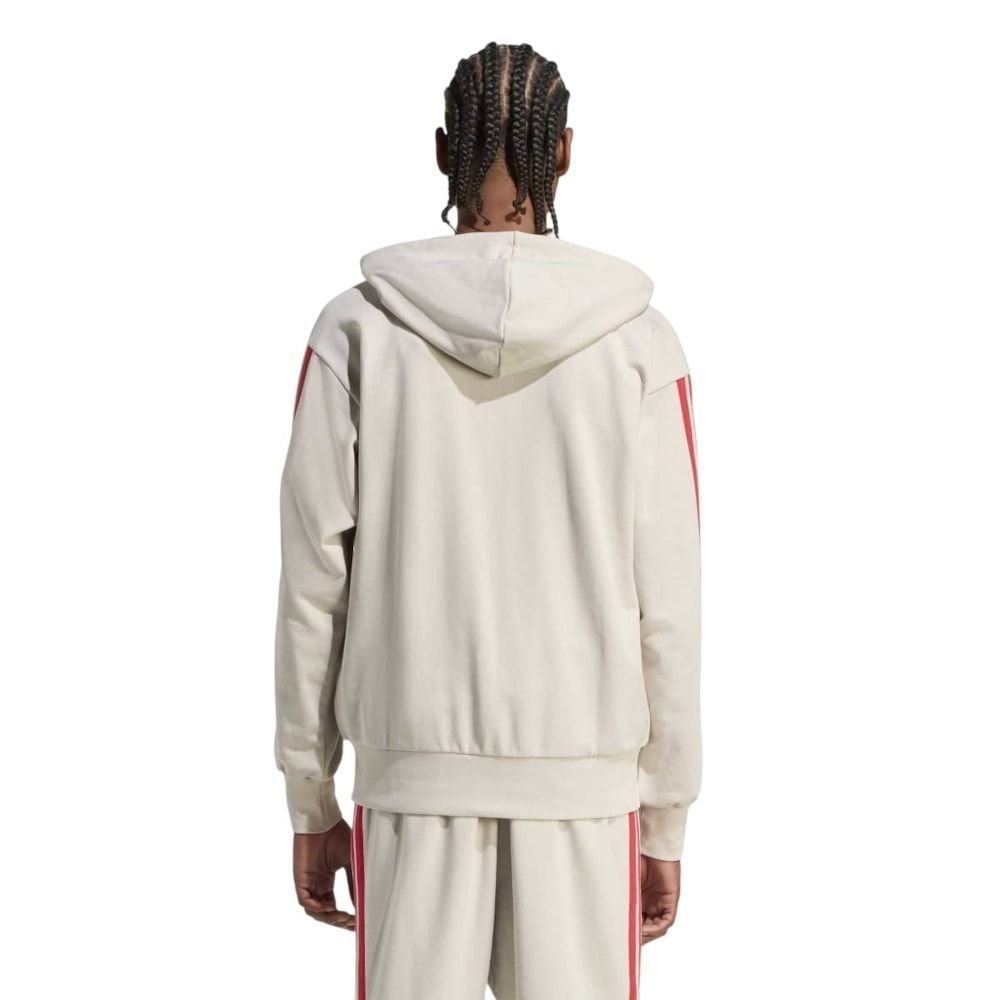 Jaqueta Adidas Essentials 3 Stripes Masculina Bege 2