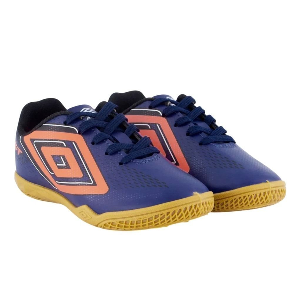 Chuteira Futsal Umbro Fast II Infantil Azul 2