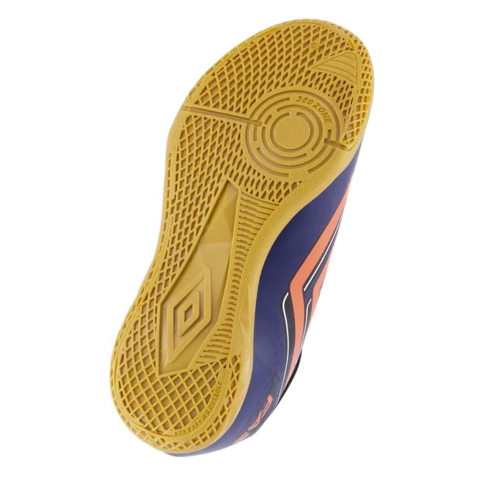 Chuteira Futsal Umbro Fast II Infantil Azul 5