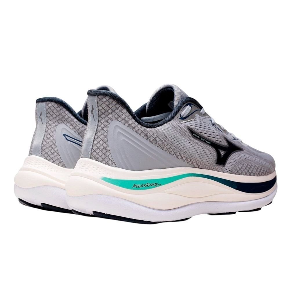 Tênis Mizuno Wave Skyway Masculino Cinza 4