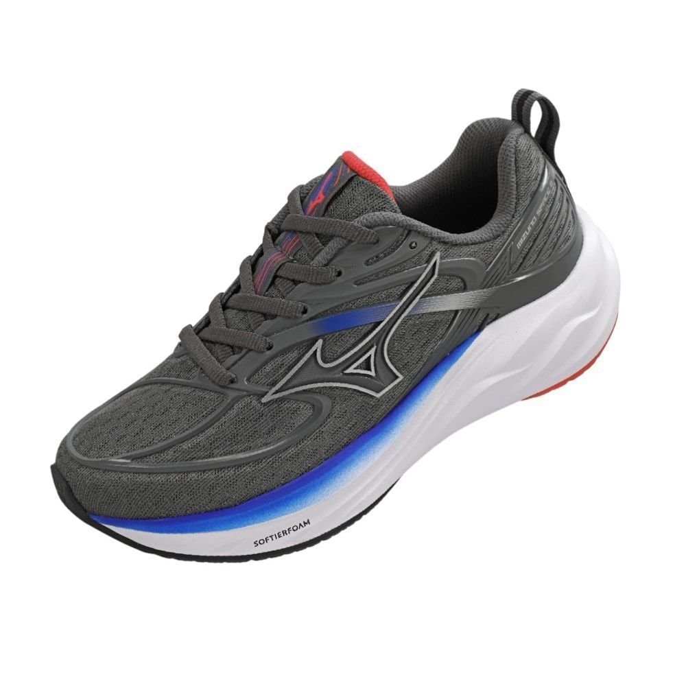 Tênis Mizuno Space 6 Infantil Cinza 2