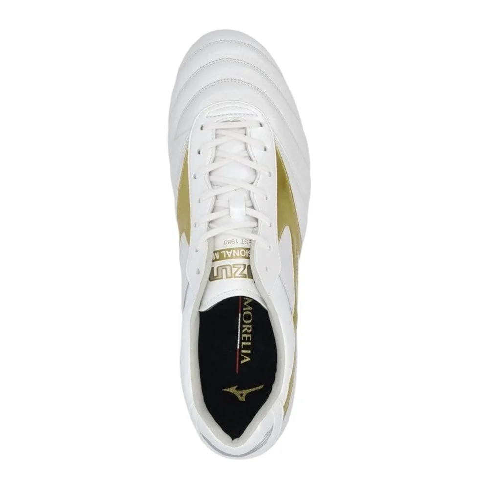 Chuteira Campo Mizuno Morelia II Japan Branco 5