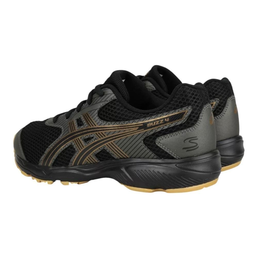 Tênis Asics Buzz 4 Senna Infantil Preto 4
