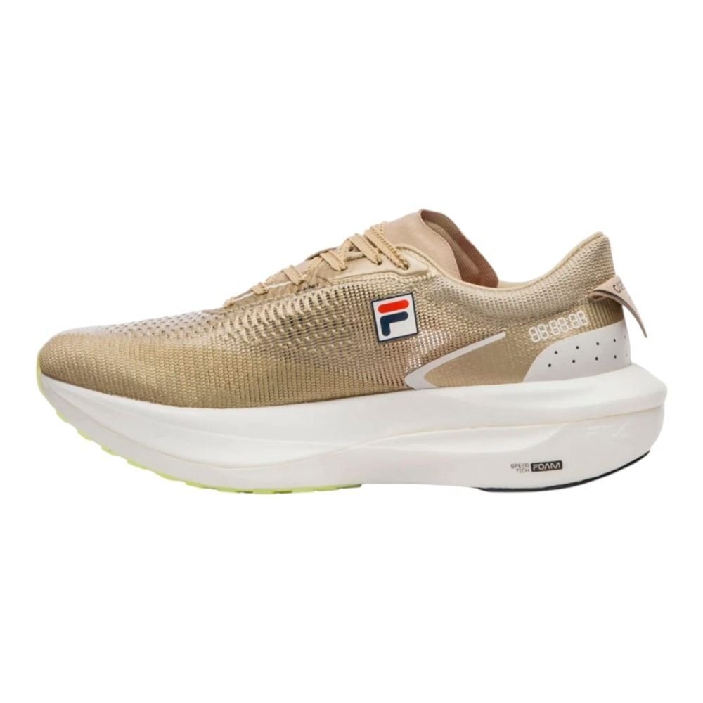 Tênis Fila Racer Carbon 3 Tri Feminino Dourado 2