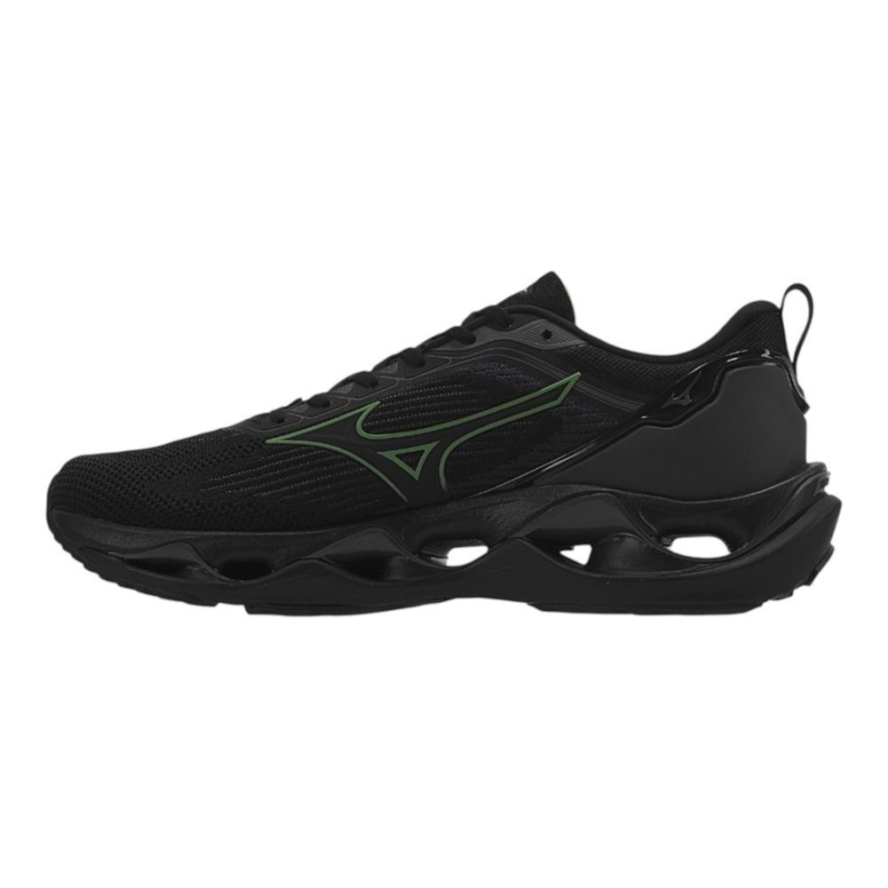 Tênis Mizuno Wave Stratos 3 Masculino Preto 2
