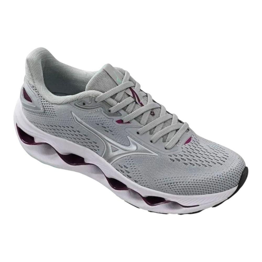 Tênis Mizuno Wave Legend 5 Feminino Cinza 3