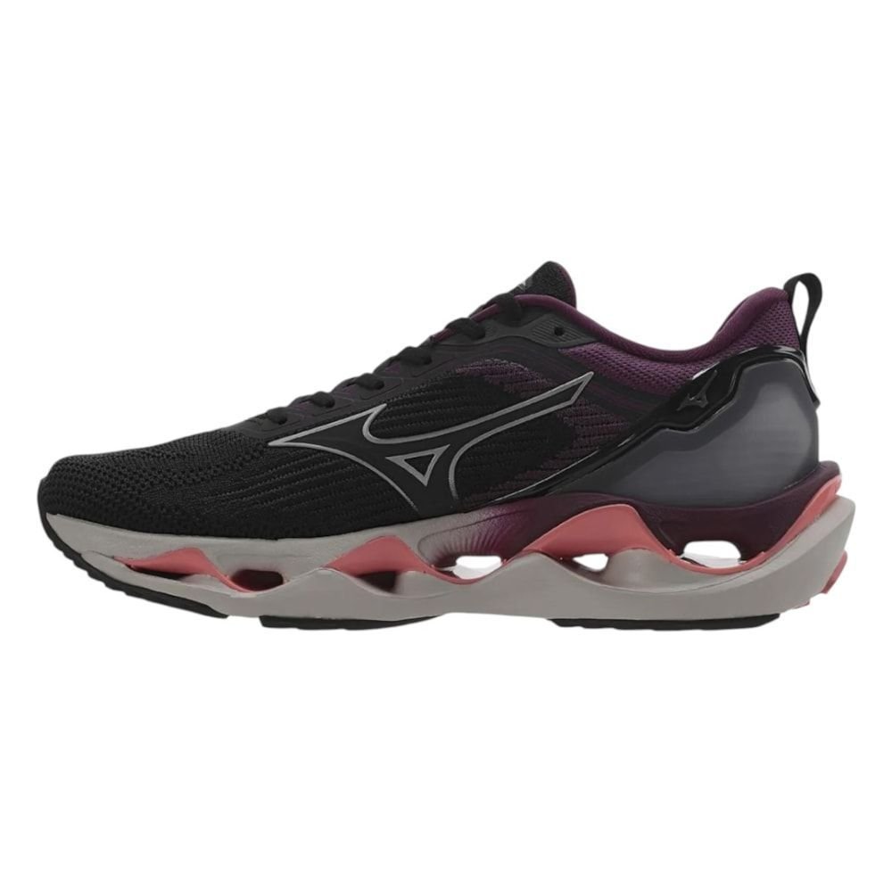 Tênis Mizuno Wave Stratos 3 Feminino Preto 2