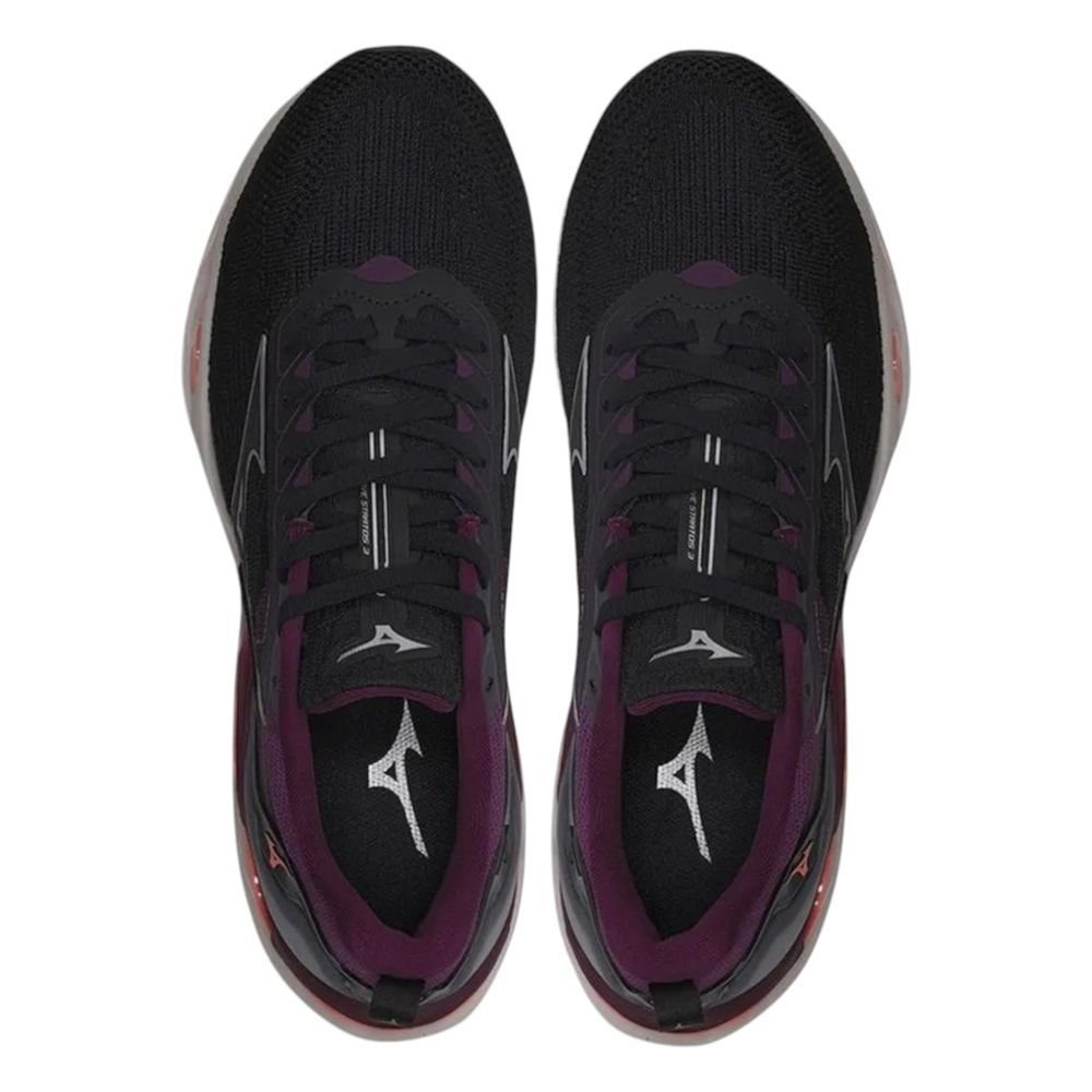 Tênis Mizuno Wave Stratos 3 Feminino Preto 4