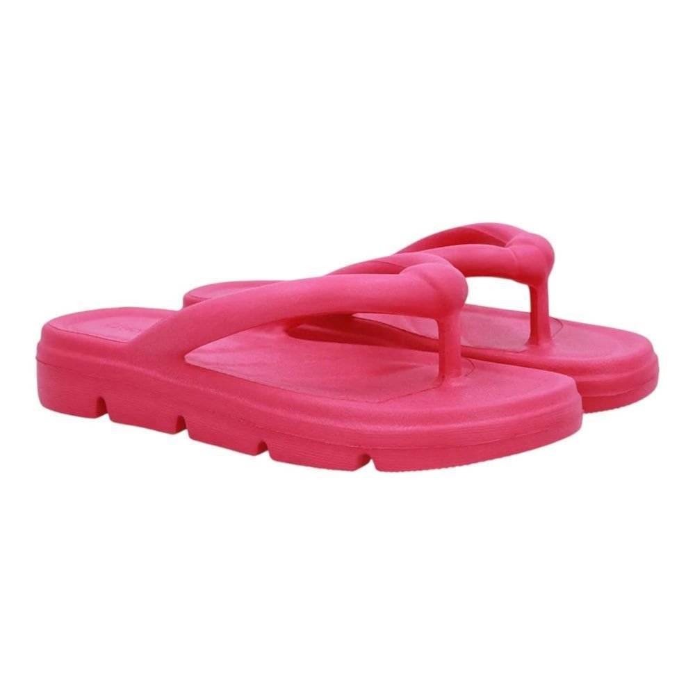 Chinelo Usaflex Poofy Plataforma Feminino Rosa 2