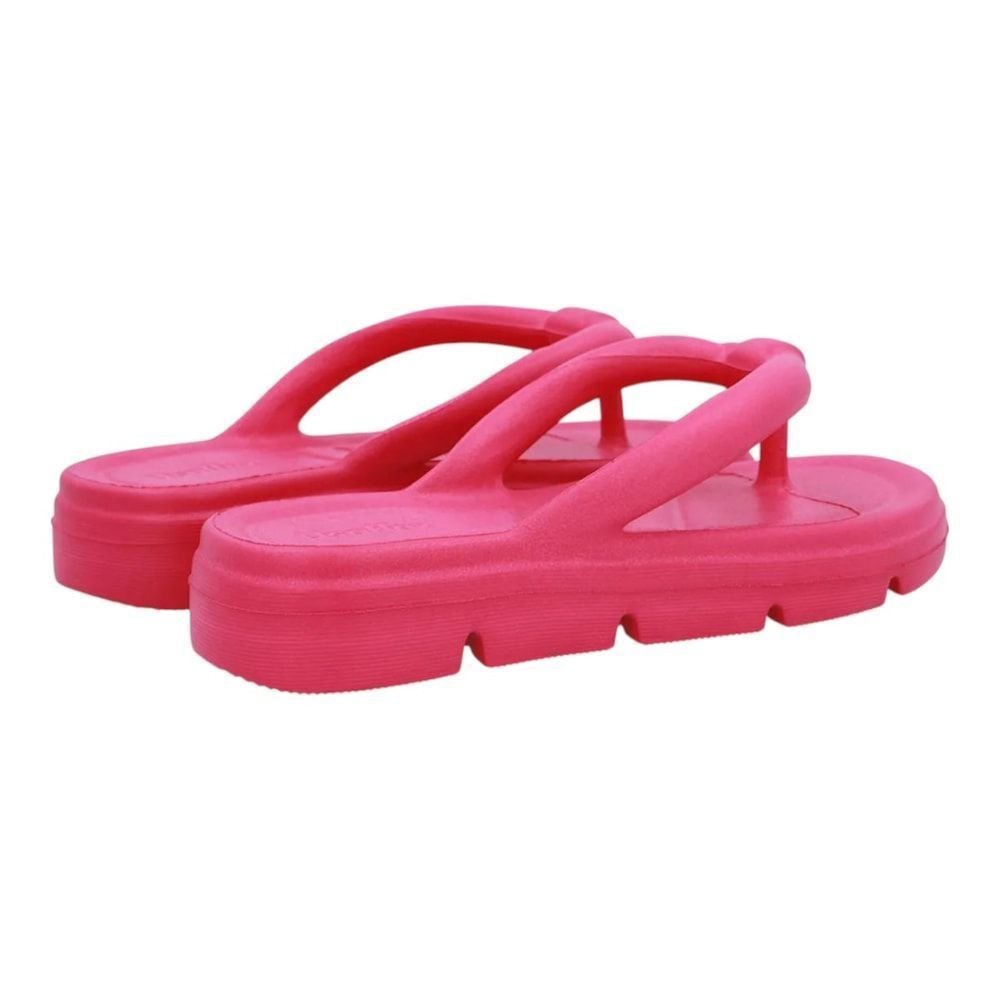 Chinelo Usaflex Poofy Plataforma Feminino Rosa 3