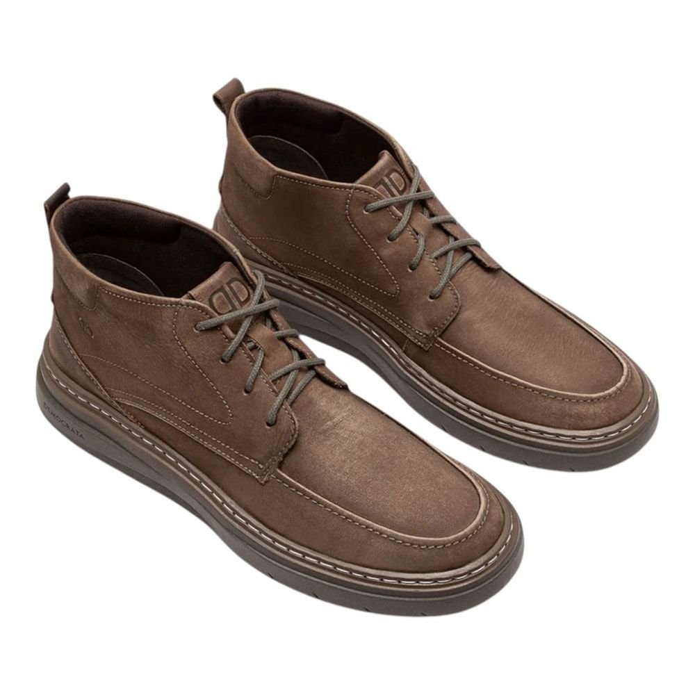 Bota Democrata Grid Masculino Marrom 2