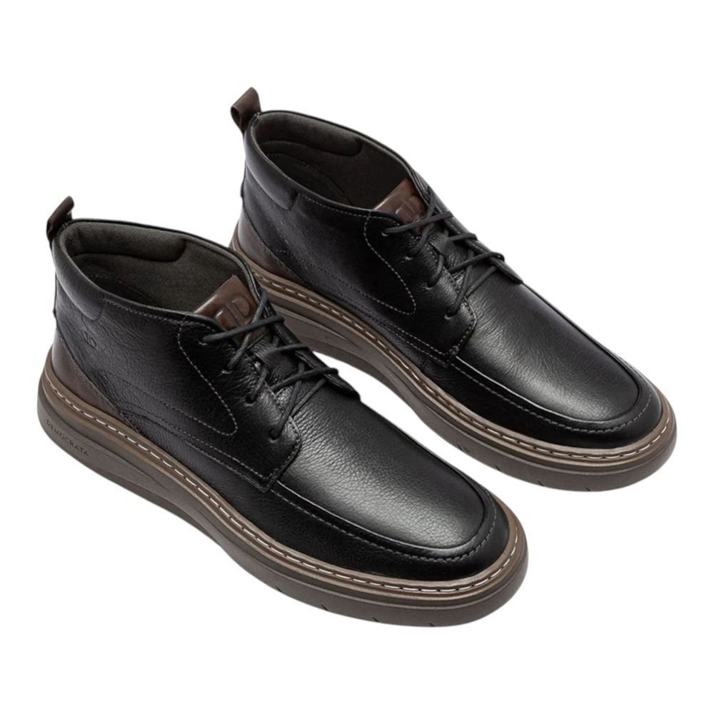 Bota Democrata Grid Masculino Preto 2