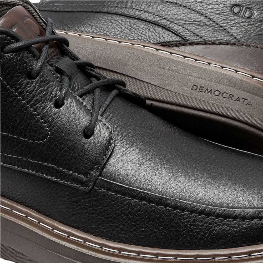 Bota Democrata Grid Masculino Preto 4