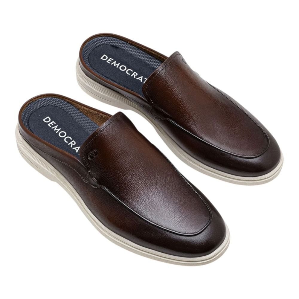 Mule Democrata Tulum Masculino Marrom 2