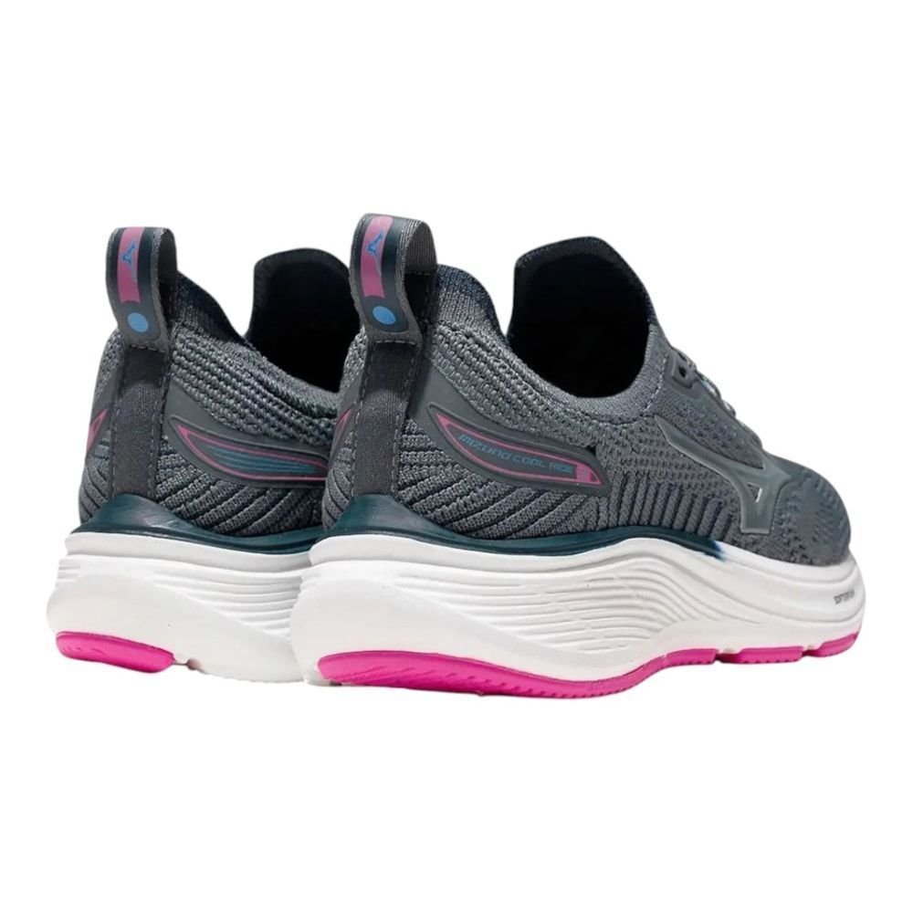 Tênis Mizuno Cool Ride 3 Infantil Cinza 4