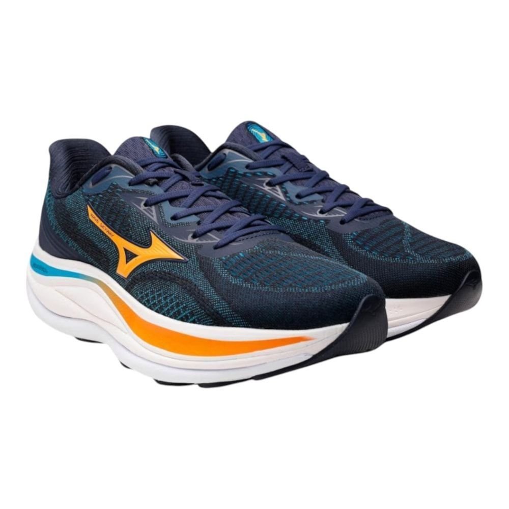 Tênis Mizuno Wave Skyway Masculino Azul Marinho 3
