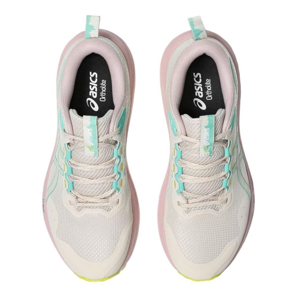 Tênis Asics Trabuco Terra 3 Feminino Bege/Rosa 5