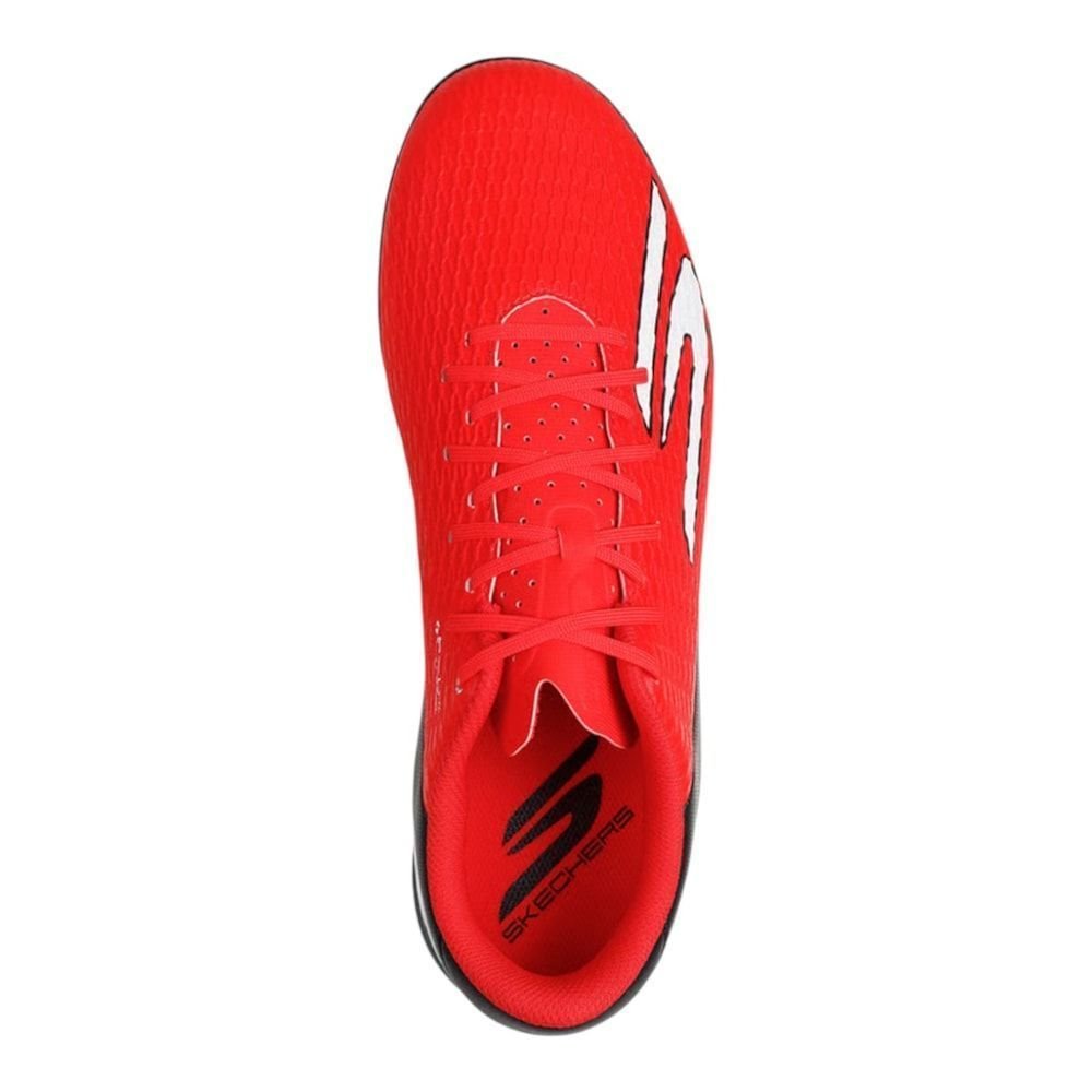 Chuteira Society Skechers SKX_2 Club TF Vermelho 4