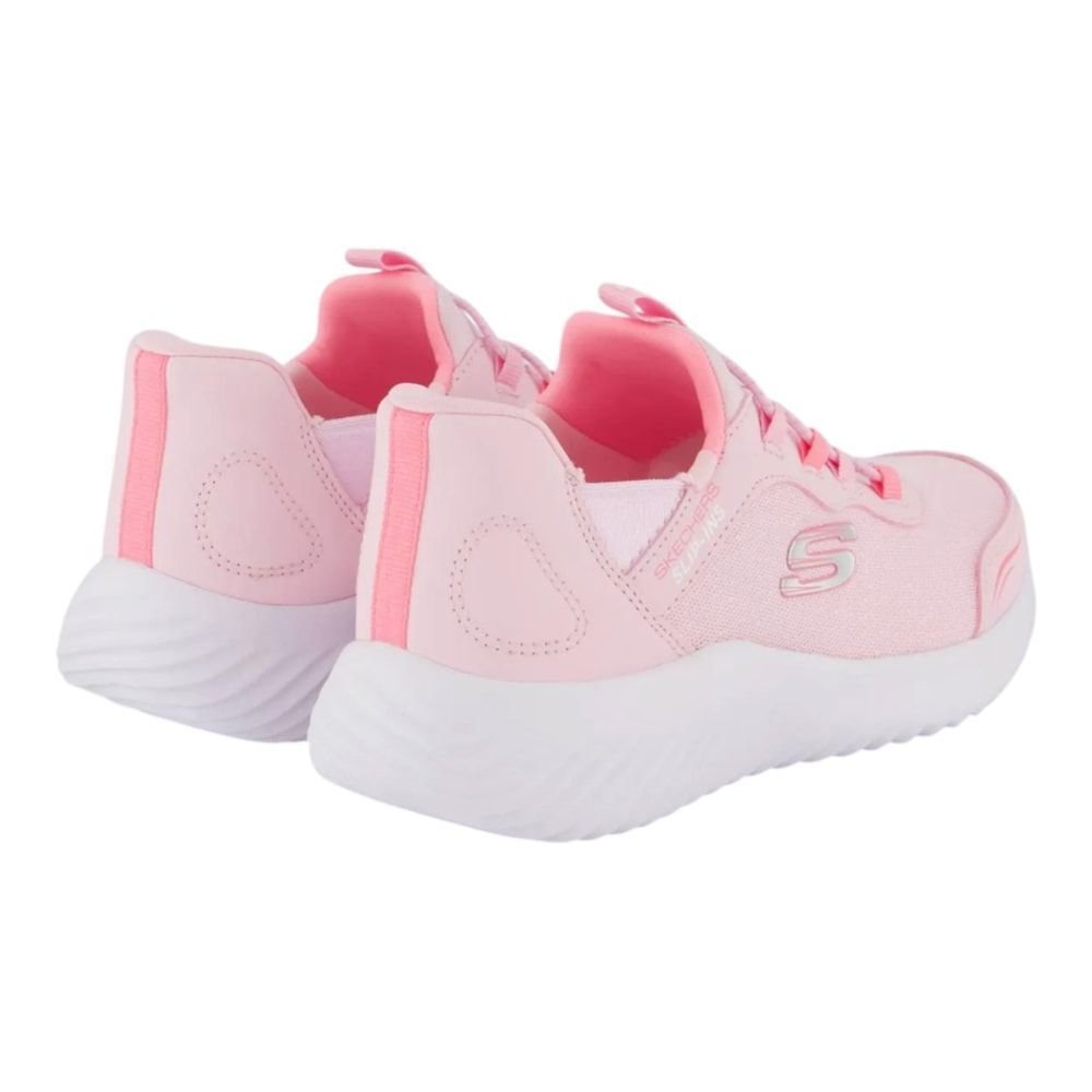 Tênis Skechers Bounder Simple Cute Infantil Rosa 3