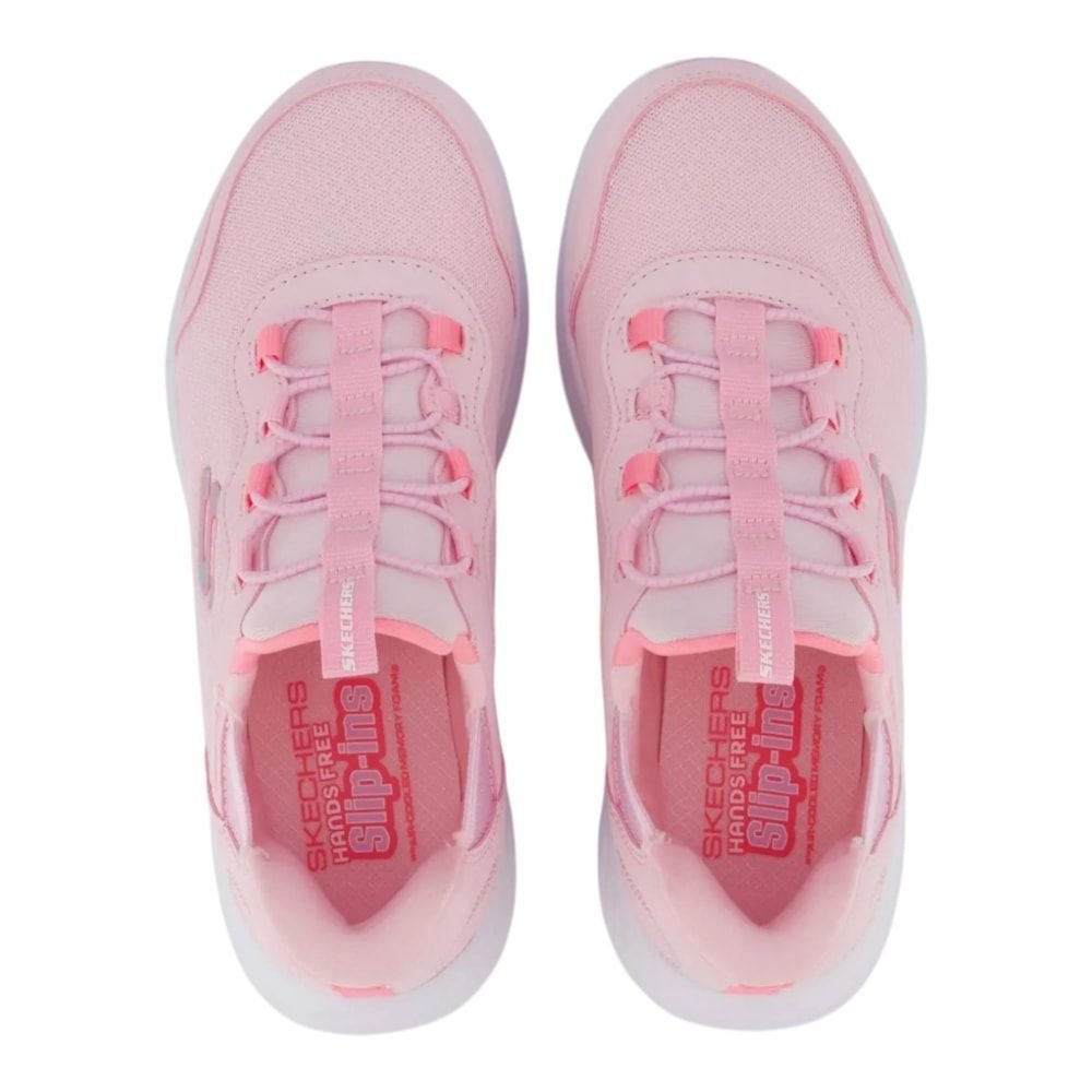 Tênis Skechers Bounder Simple Cute Infantil Rosa 4
