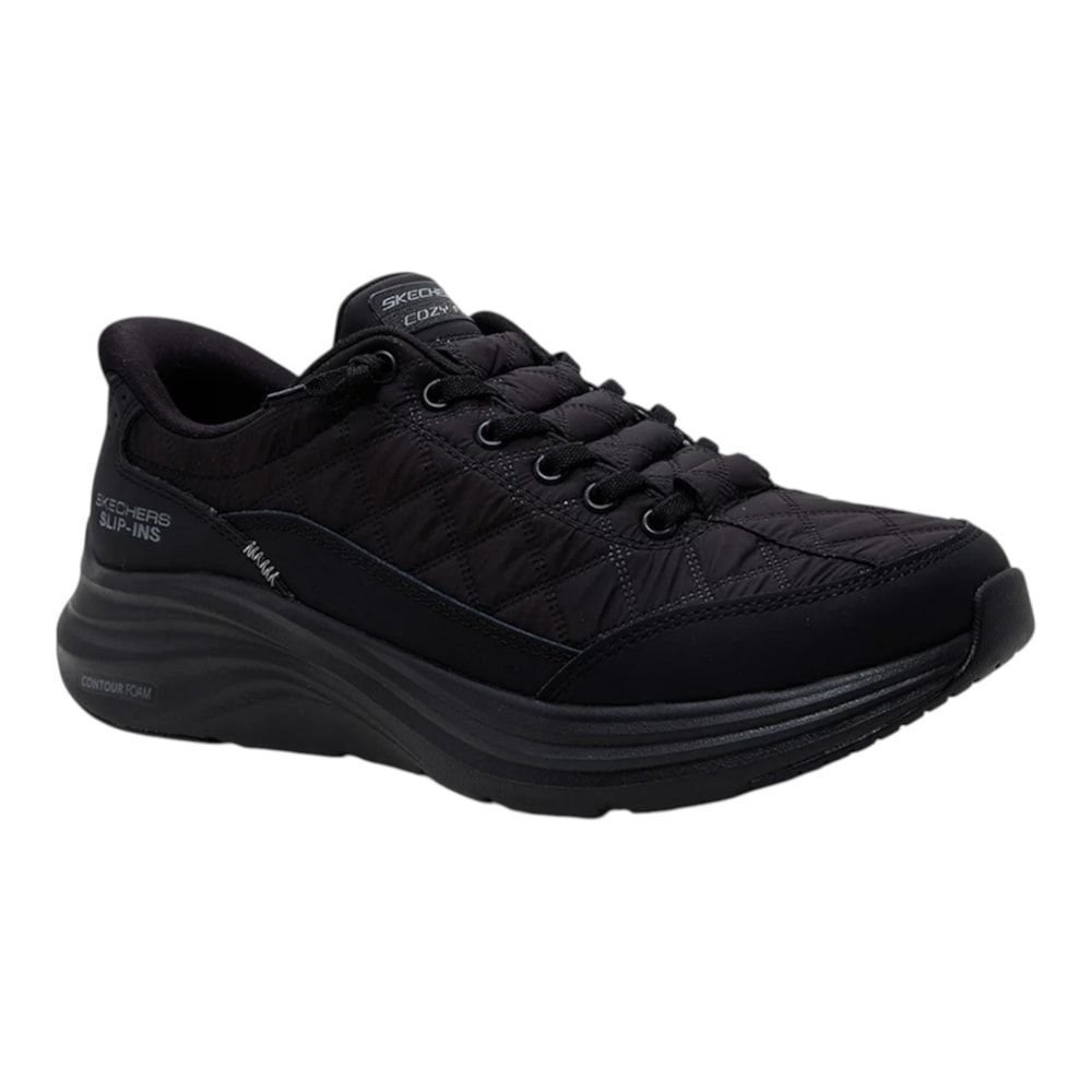 Tênis Skechers Cozy Fit Masculino Preto 2