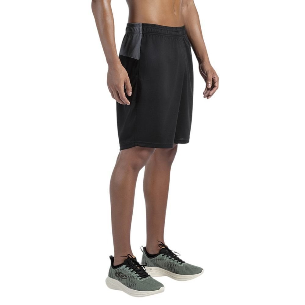 Bermuda Olympikus Line Mesh 7 Masculina Preto 3