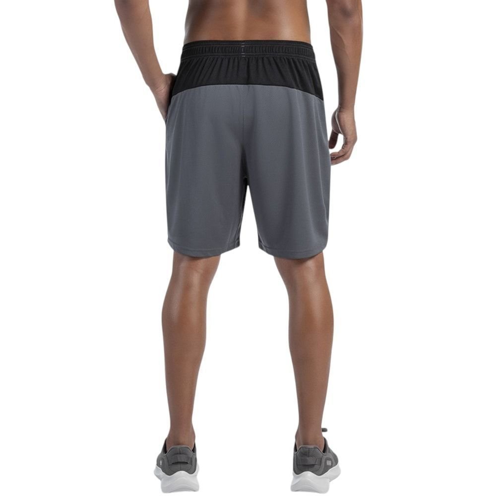 Bermuda Olympikus Line Mesh 7 Masculina Cinza 2