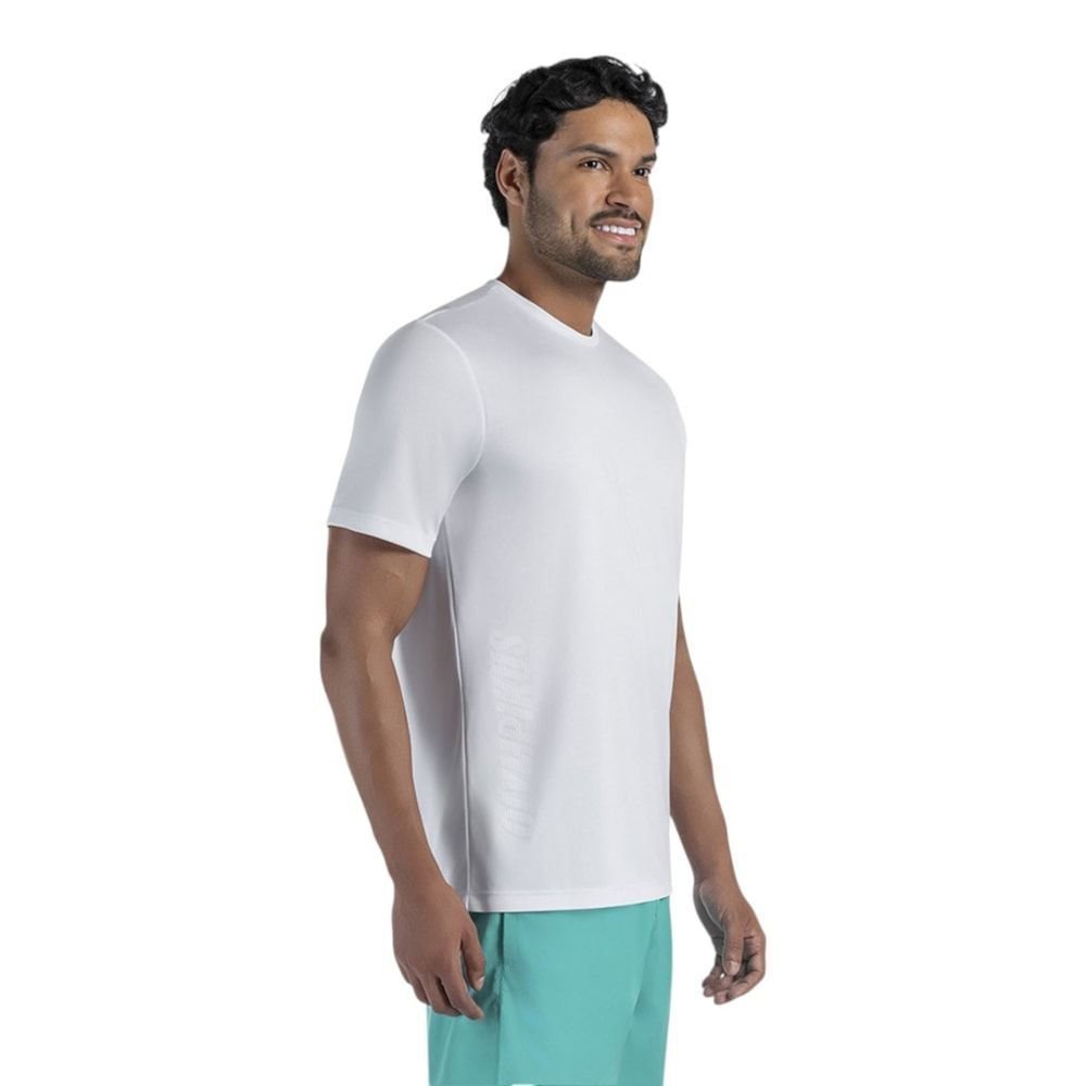 Camiseta Olympikus Basic Logo Masculina Branco 3