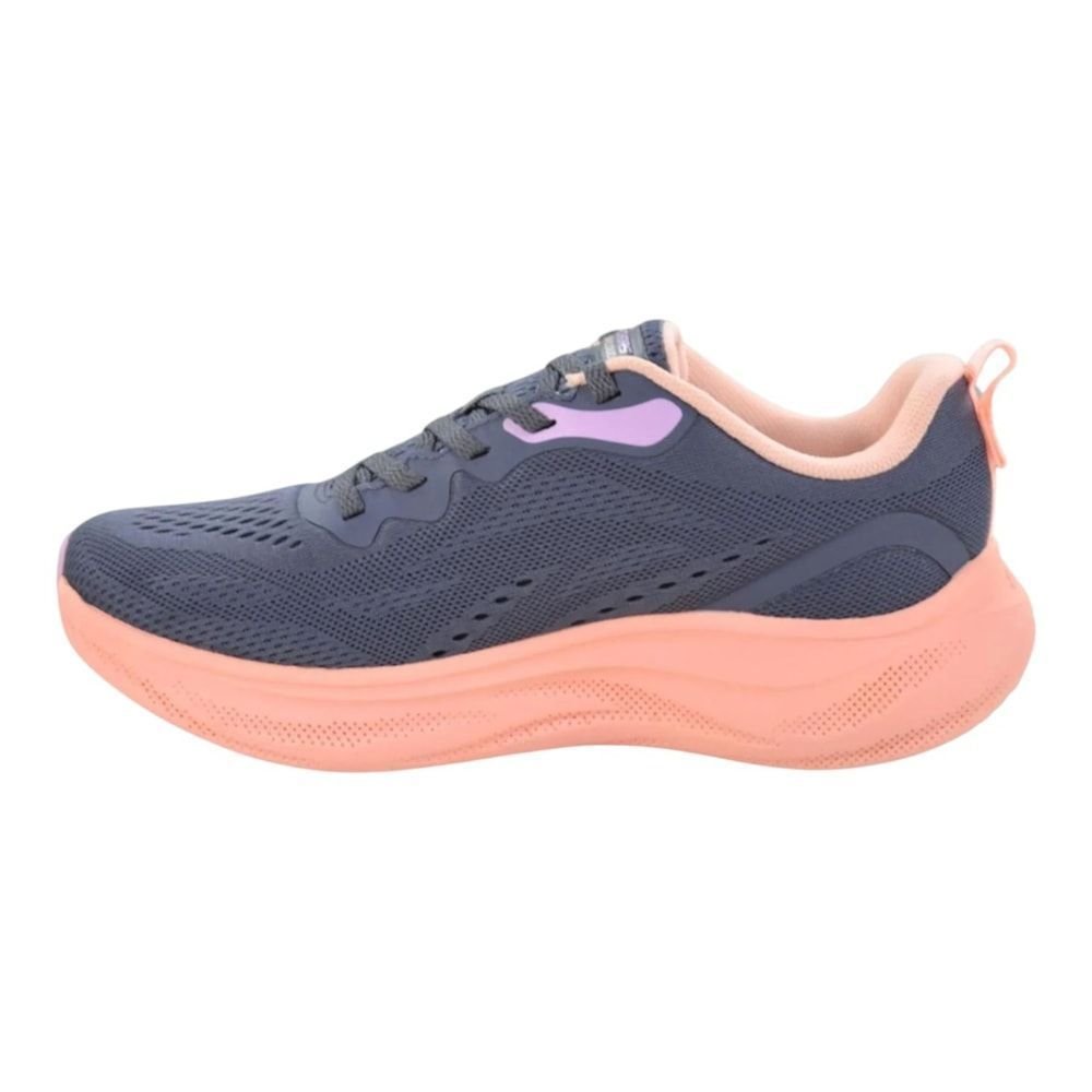 Tênis Skechers Skech Cloud Feminino Azul/Laranja 2