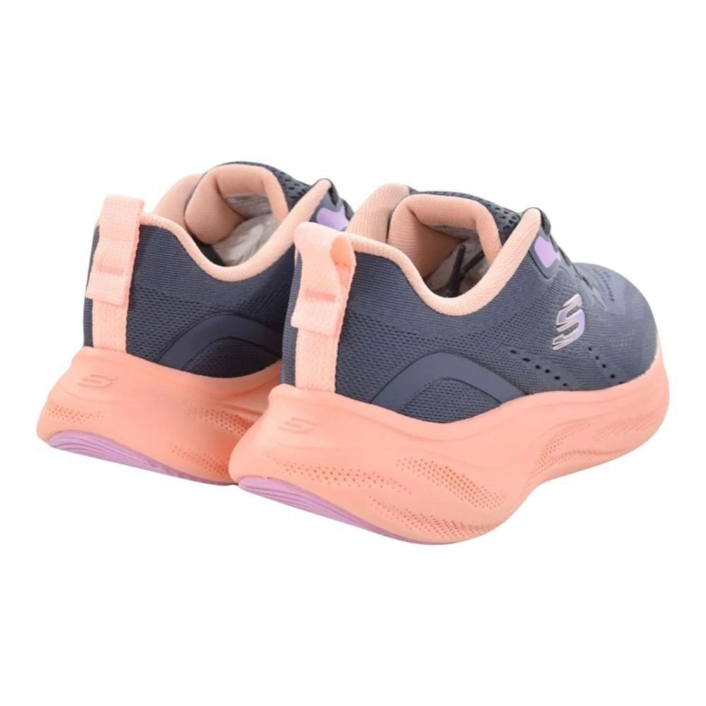 Tênis Skechers Skech Cloud Feminino Azul/Laranja 4