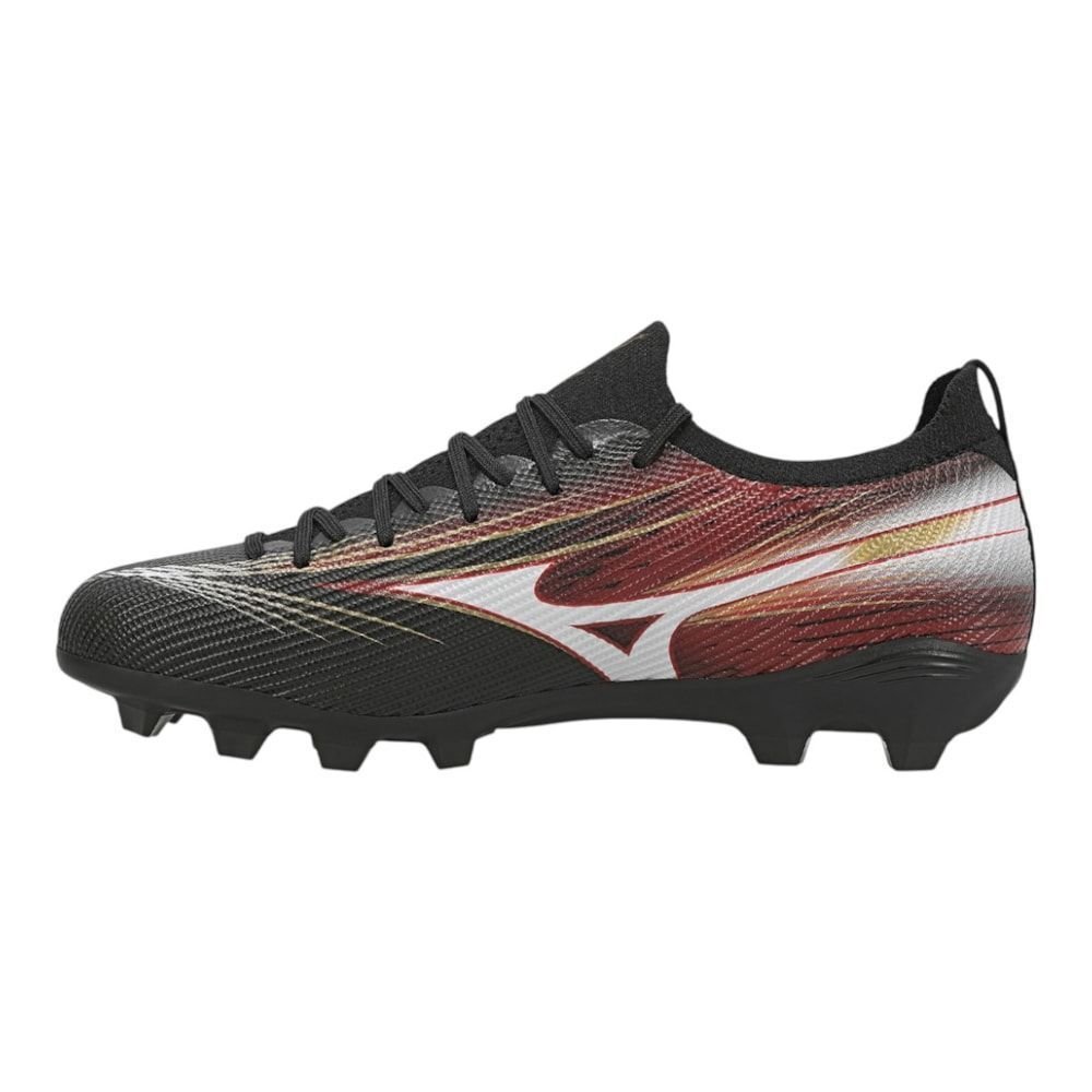 Chuteira Campo Mizuno Alpha Club MD Unissex Preto 2