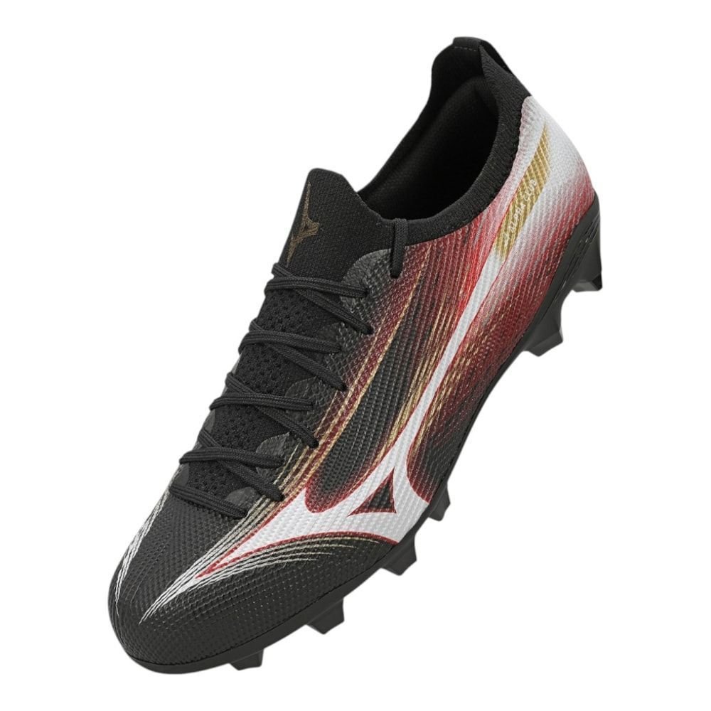 Chuteira Campo Mizuno Alpha Club MD Unissex Preto 3