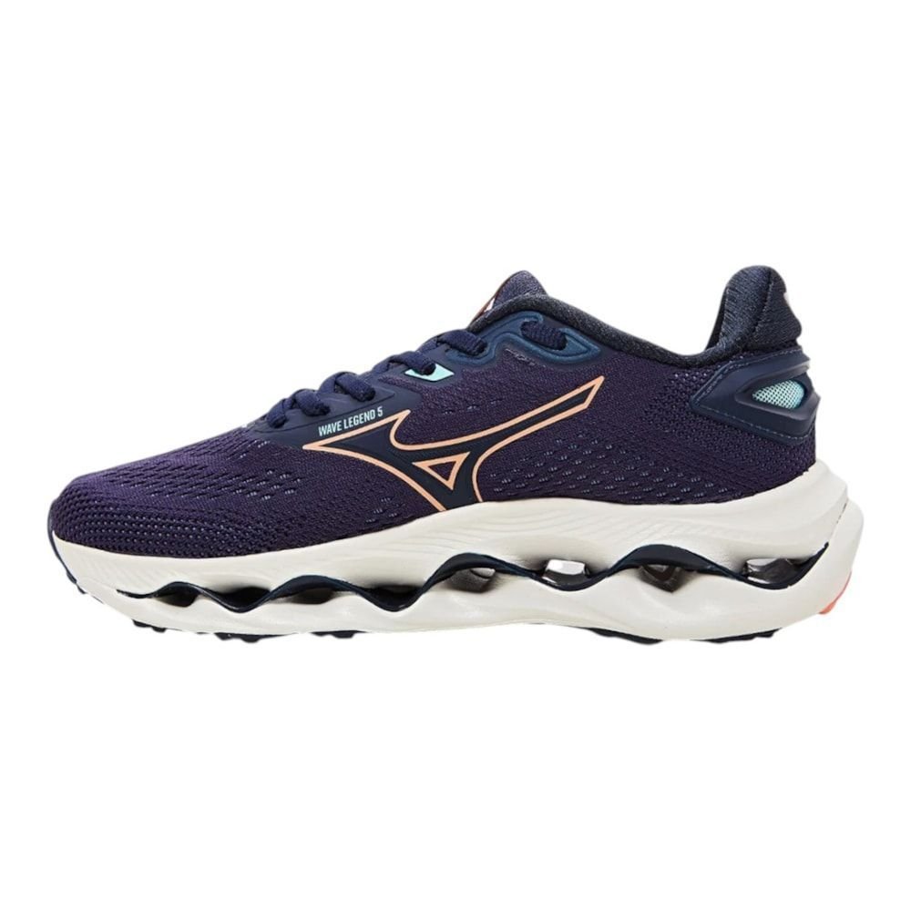 Tênis Mizuno Wave Legend 5 Feminino Azul Marinho 2