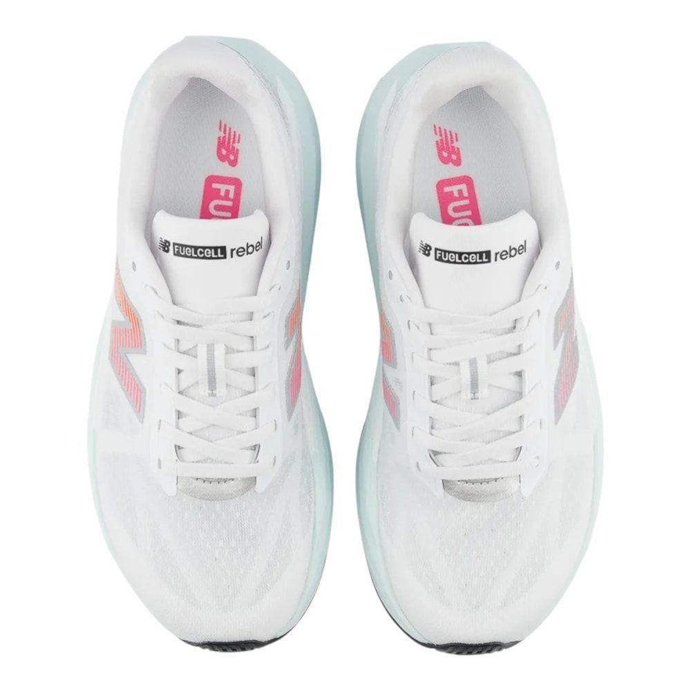 Tênis New Balance FuelCell Rebel V5 Feminino Branco 4