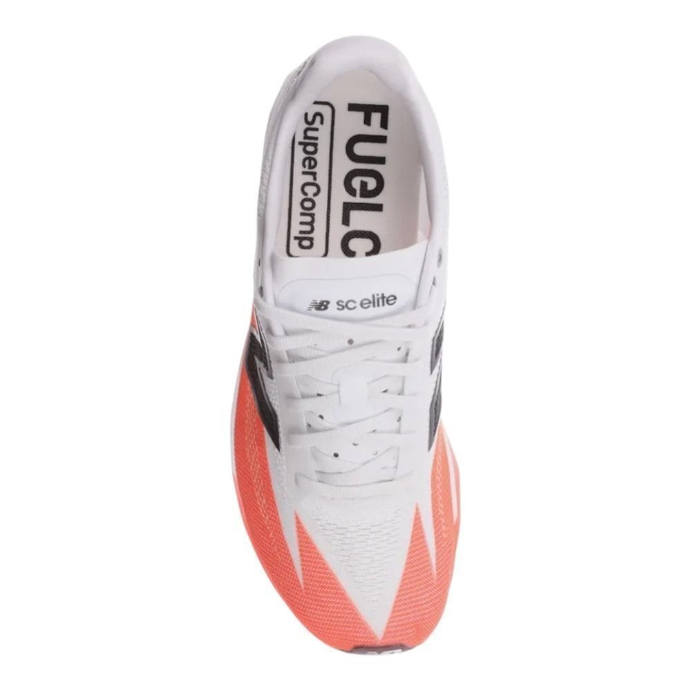 Tênis New Balance Fuelcell Supercomp Elite V5 Feminino Laranja 4