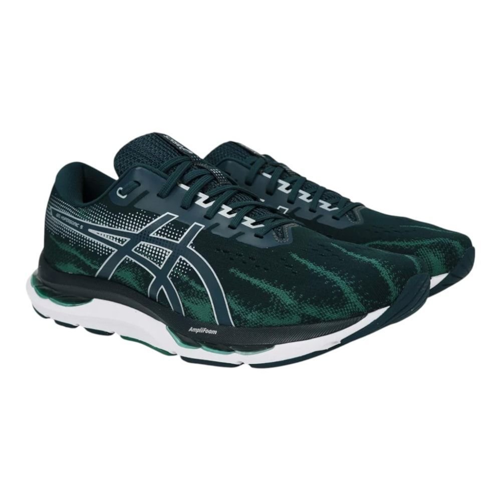 Tênis Asics Gel-Hypersonic 5 Masculino Azul/Verde 3