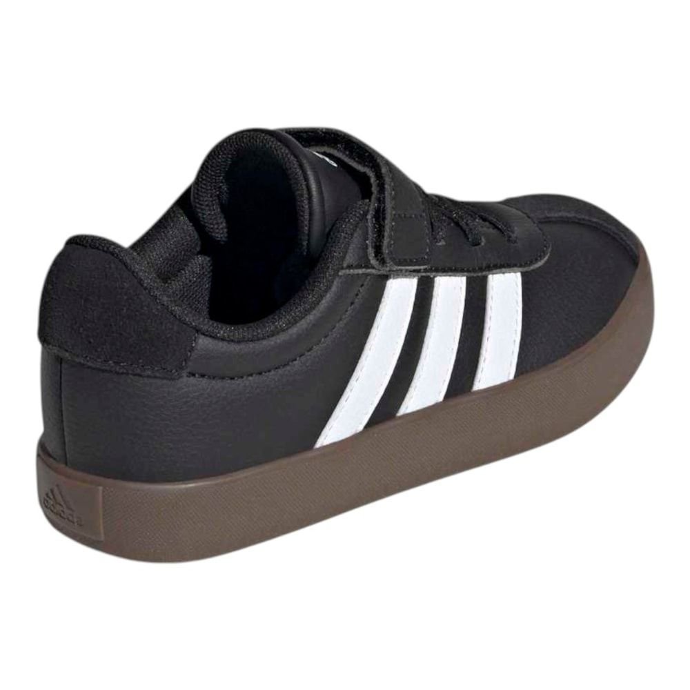 Tênis Adidas VL Court 3.0 EL C Infantil Preto 4